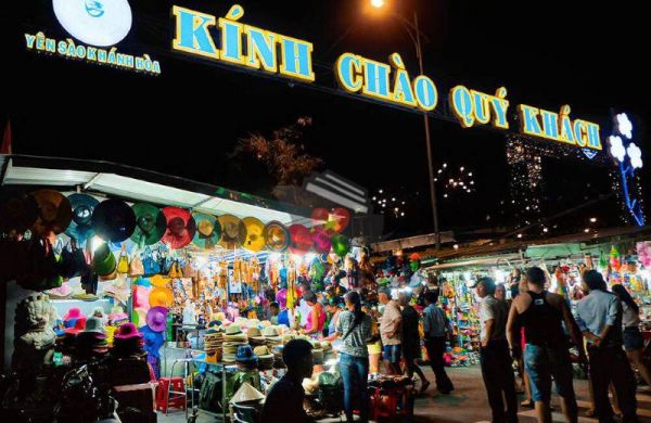 The main night market at Nha Trang is located at Tran Phu street